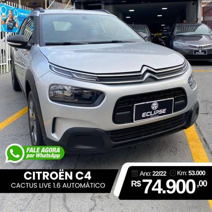 CITROËN C4 CACTUS 1.6 VTI 120 FLEX LIVE EAT6